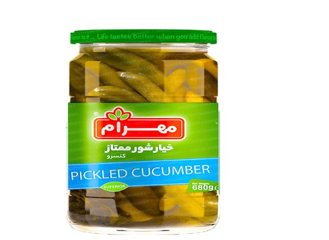تصویر 4 از خرید خیارشور ممتاز مهرام + قیمت فروش استثنایی