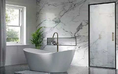 تصویر 2 از قیمت دیوارپوش دستشویی حمام + خرید باور نکردنی