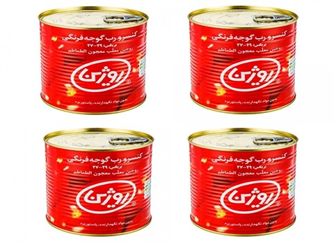 تصویر 3 از قیمت خرید رب گوجه روژین عمده به صرفه و ارزان