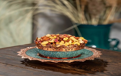 خرید و قیمت بشقاب فیروزه کوبی + فروش صادراتی