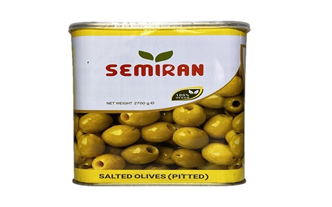 تصویر 1 از خرید زیتون شور بدون هسته ممتاز سمیران 2600 گرم + قیمت فروش استثنایی