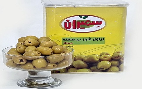 تصویر 2 از خرید زیتون شور بدون هسته ممتاز سمیران 2600 گرم + قیمت فروش استثنایی