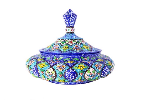 تصویر 4 از خرید و قیمت ظرف مسی میناکاری شده + فروش عمده