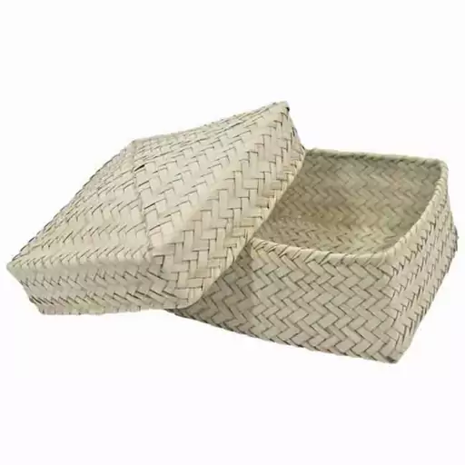 تصویر 1 از خرید سبد حصیری سه تیکه + قیمت فروش استثنایی