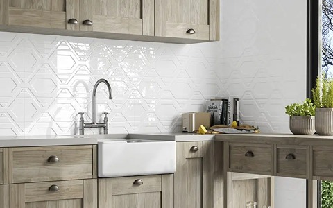 تصویر 1 از خرید کاشی سرامیک بین کابینتی + قیمت فروش استثنایی