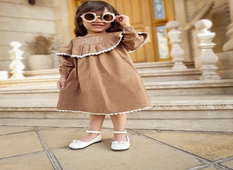 تصویر 3 از خرید پیراهن بچگانه چین دار + قیمت فروش استثنایی
