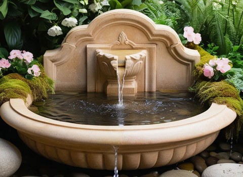 تصویر 4 از قیمت خرید آب نما سنگی کوچک + فروش ویژه