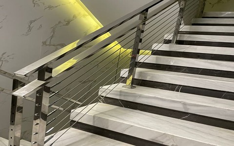 تصویر 4 از قیمت نرده استیل راه پله + خرید باور نکردنی