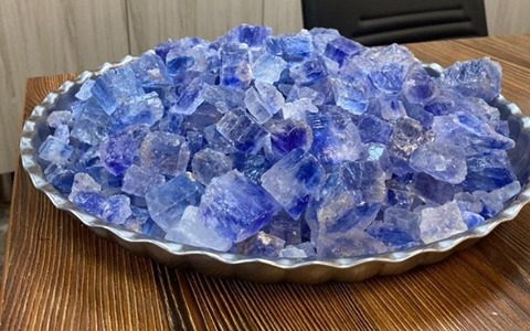 تصویر 1 از قیمت خرید نمک کریستال آبی پررنگ + فروش ویژه