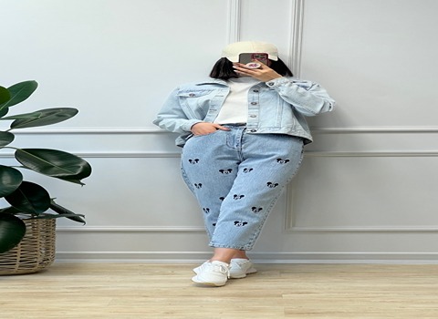 تصویر 4 از فروش شلوار مام استایل گشاد زنانه + قیمت خرید به صرفه