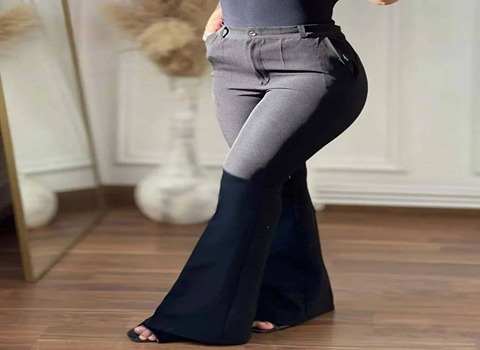 تصویر 2 از قیمت خرید شلوار دمپا گشاد زنانه + فروش ویژه