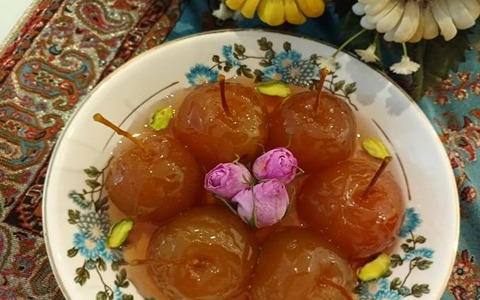 تصویر 3 از فروش مربای سیب گلاب + قیمت خرید به صرفه
