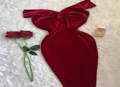 تصویر 4 از قیمت خرید پیراهن مخمل کوتاه با فروش عمده