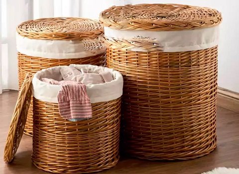 تصویر 3 از قیمت سبد لباس چرک حصیری + خرید باور نکردنی