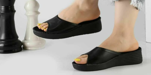 تصویر 4 از قیمت خرید دمپایی زنانه لژدار + فروش ویژه