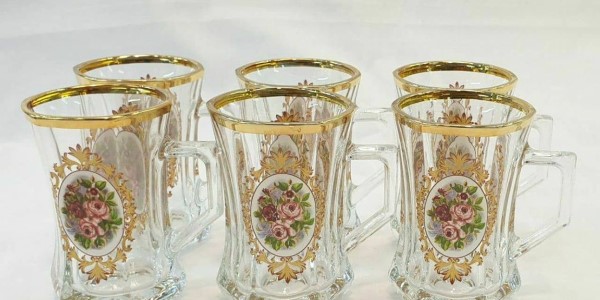 تصویر 2 از قیمت فنجان گلدار لبه طلایی گلدار + خرید باور نکردنی