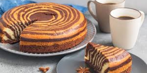 تصویر 2 از خرید کیک گردویی دو رنگ + قیمت فروش استثنایی