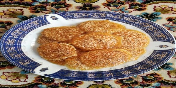 تصویر 1 از قیمت خرید پولکی کنجدی با عسل با فروش عمده