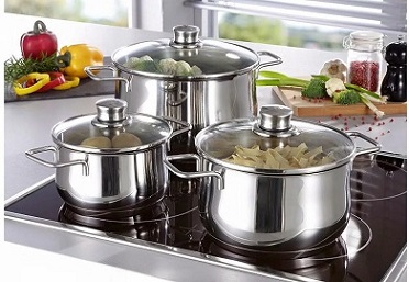 تصویر 2 از قیمت خرید سرویس قابلمه استیل عرشیا + فروش ویژه