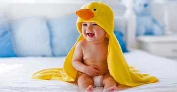 تصویر 4 از قیمت خرید حوله بچه گانه ساده عمده به صرفه و ارزان