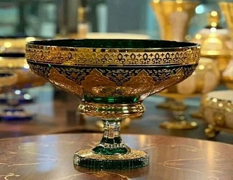 تصویر 5 از خرید و فروش ظرف بلور طلاکوب با شرایط فوق العاده
