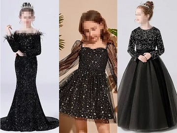 تصویر 2 از قیمت خرید پیراهن دخترانه مجلسی + فروش ویژه