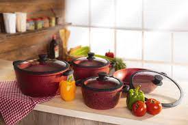 تصویر 5 از قیمت خرید سرویس قابلمه گرانیتی زرساب + فروش ویژه