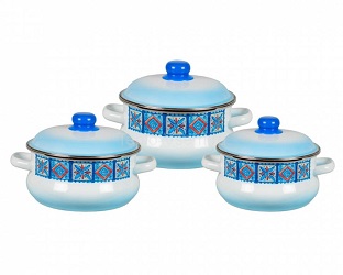تصویر 1 از قیمت خرید سرویس قابلمه گرانیت + فروش ویژه