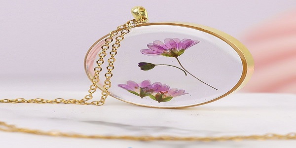 تصویر 4 از خرید و فروش رزین گردنبند گل با شرایط فوق العاده
