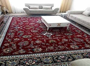 تصویر 3 از قیمت خرید فرش ماشینی طرح لاکی + فروش ویژه