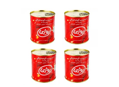 تصویر 3 از قیمت خرید رب گوجه روژین + فروش ویژه