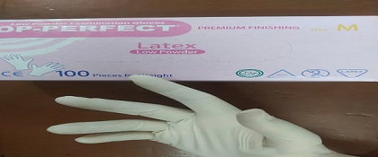 تصویر 1 از خرید دستکش یکبارمصرف جراحی + قیمت فروش استثنایی