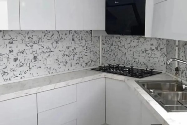 تصویر 2 از فروش کاشی آشپزخانه طوسی سفید + قیمت خرید به صرفه