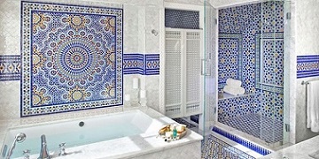 تصویر 3 از قیمت خرید کاشی حمام طرح سنتی + فروش ویژه