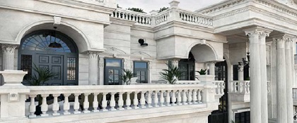 تصویر 1 از خرید سنگ ساختمانی نما تراورتن + قیمت فروش استثنایی