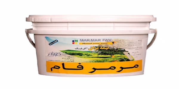 تصویر 5 از قیمت رنگ آکریلیک سفید مرمرفام با کیفیت ارزان + خرید عمده