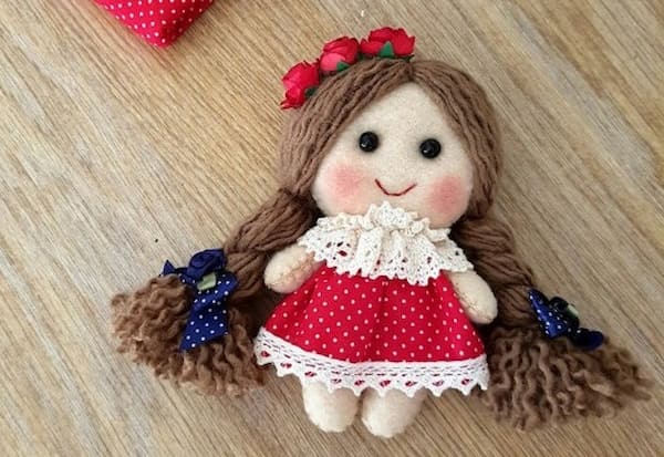 تصویر 2 از قیمت خرید عروسک قلاب بافی دختر + فروش ویژه