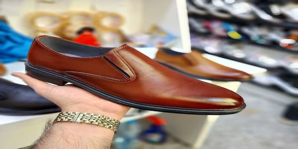 تصویر 4 از خرید کفش مجلسی مردانه رویه خارجی درجه یک + قیمت عالی باکیفیت