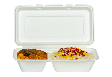 تصویر 4 از خرید ظرف دوخانه گیاهی + قیمت فروش استثنایی