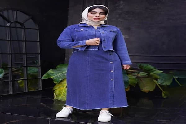 تصویر 3 از راهنمای خرید کت و سارافن جین پارچه پر + قیمت عالی