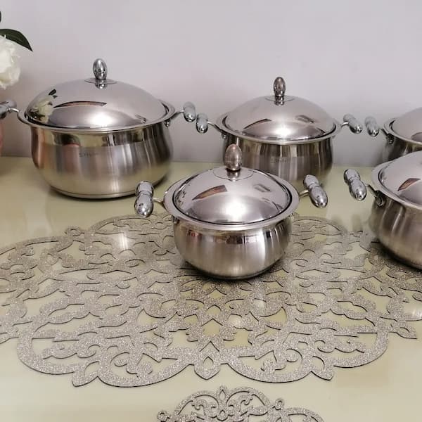 تصویر 1 از خرید و قیمت سرویس قابلمه استیل + فروش عمده