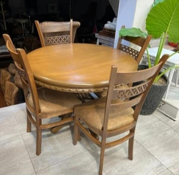 تصویر 2 از قیمت میز ناهارخوری ۴ نفره چوبی + خرید باور نکردنی