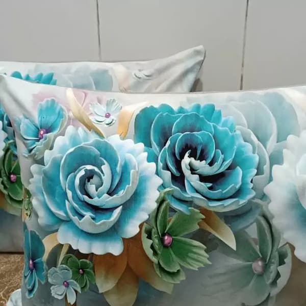 تصویر 5 از قیمت روبالشتی سه بعدی دو رو مخمل + خرید باور نکردنی