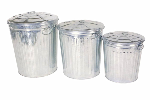 خرید سطل زباله فلزی بزرگ + قیمت فروش استثنایی