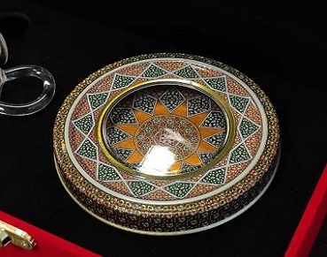 تصویر 4 از قیمت ظرف خاتم زعفران + خرید باور نکردنی