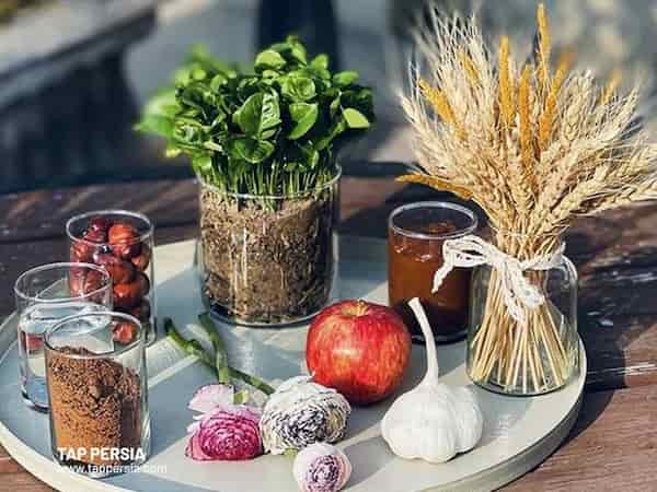 تصویر 4 از خرید و قیمت هفت سین حصیری رنگی + فروش عمده
