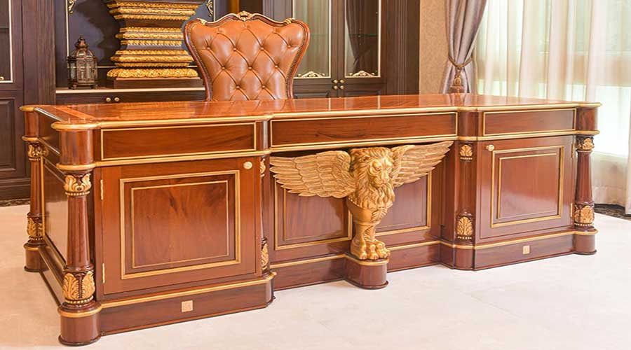 تصویر 2 از قیمت مبلمان کلاسیک اداری + خرید باور نکردنی