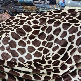 تصویر 1 از قیمت خرید پتو پلنگی قهوه ای + فروش ویژه