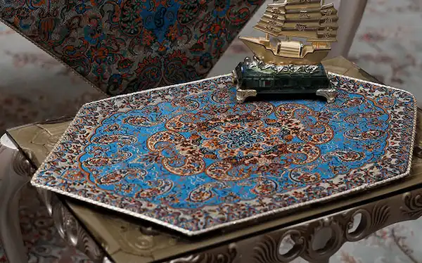 تصویر 4 از معرفی ترمه رو میزی اصفهان + بهترین قیمت خرید
