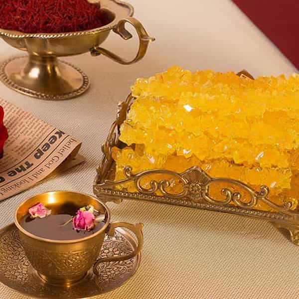 تصویر 5 از فروش ویژه نبات شاخه زعفرانی درجه یک